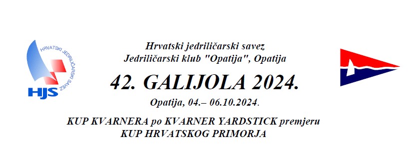 42. GALIJOLA 2024. – online prijave, oglas